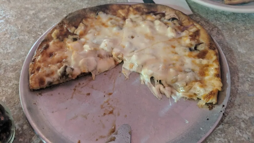 Thin Crust Chicken BBQ Pizza